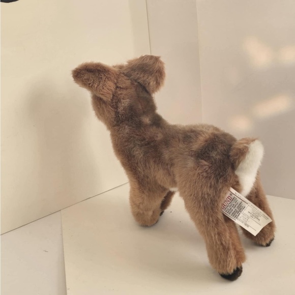 Vintage 1987 Collectible Gund Stuffed Animal Plush Deer Baby Doe Fawn - Picture 3 of 5